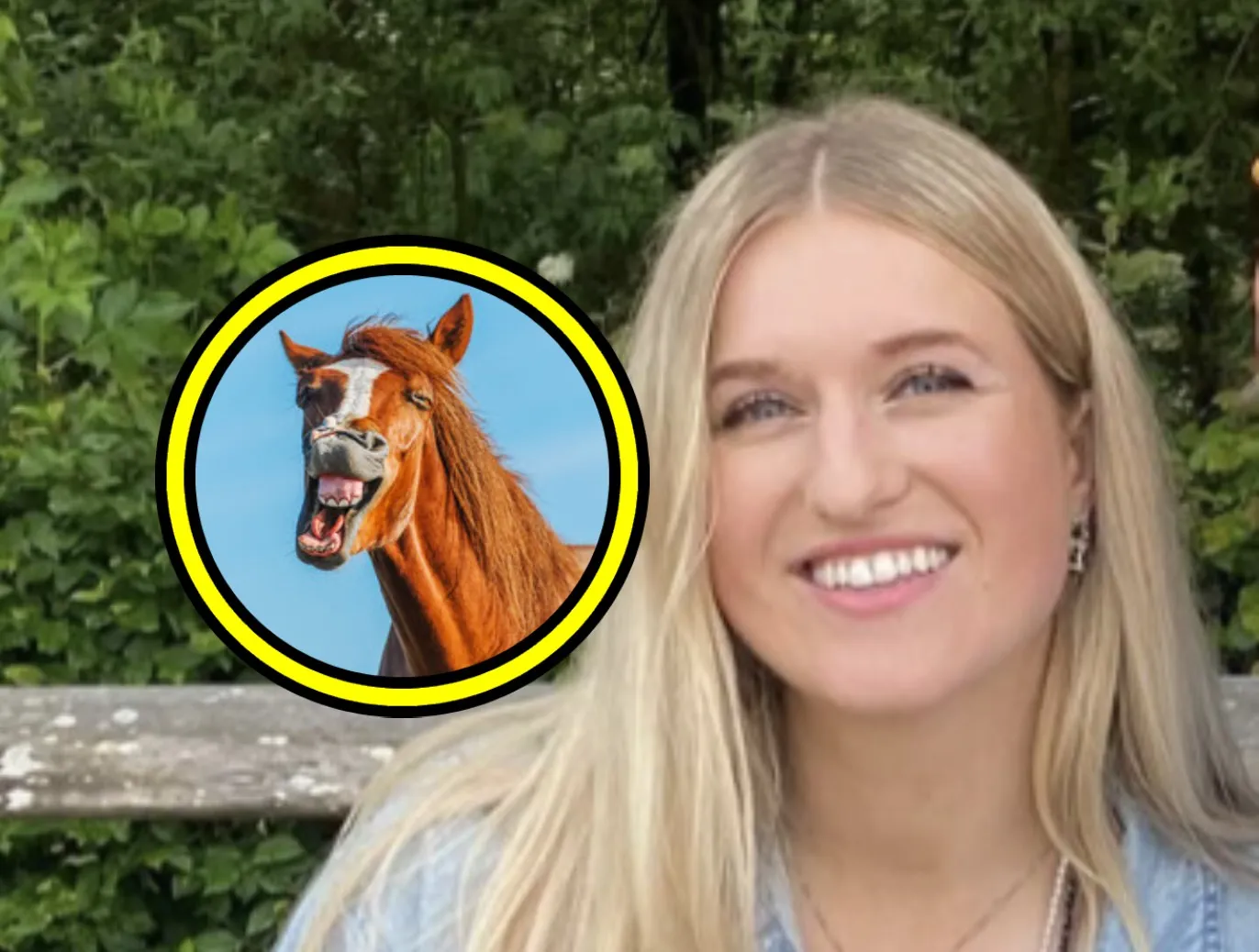 britt dekker laat zich gaan in doorschijnende jurk en versiert paard tijdens trouwerij