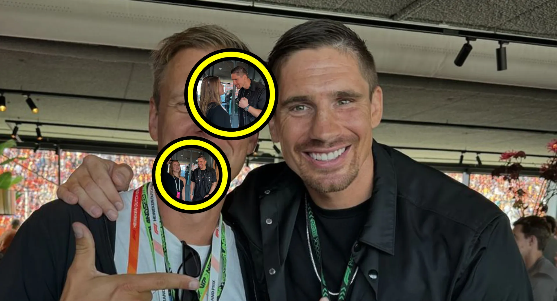gretige rico verhoeven neemt prinses alexia stiekem te grazen bij gp zandvoort fotos