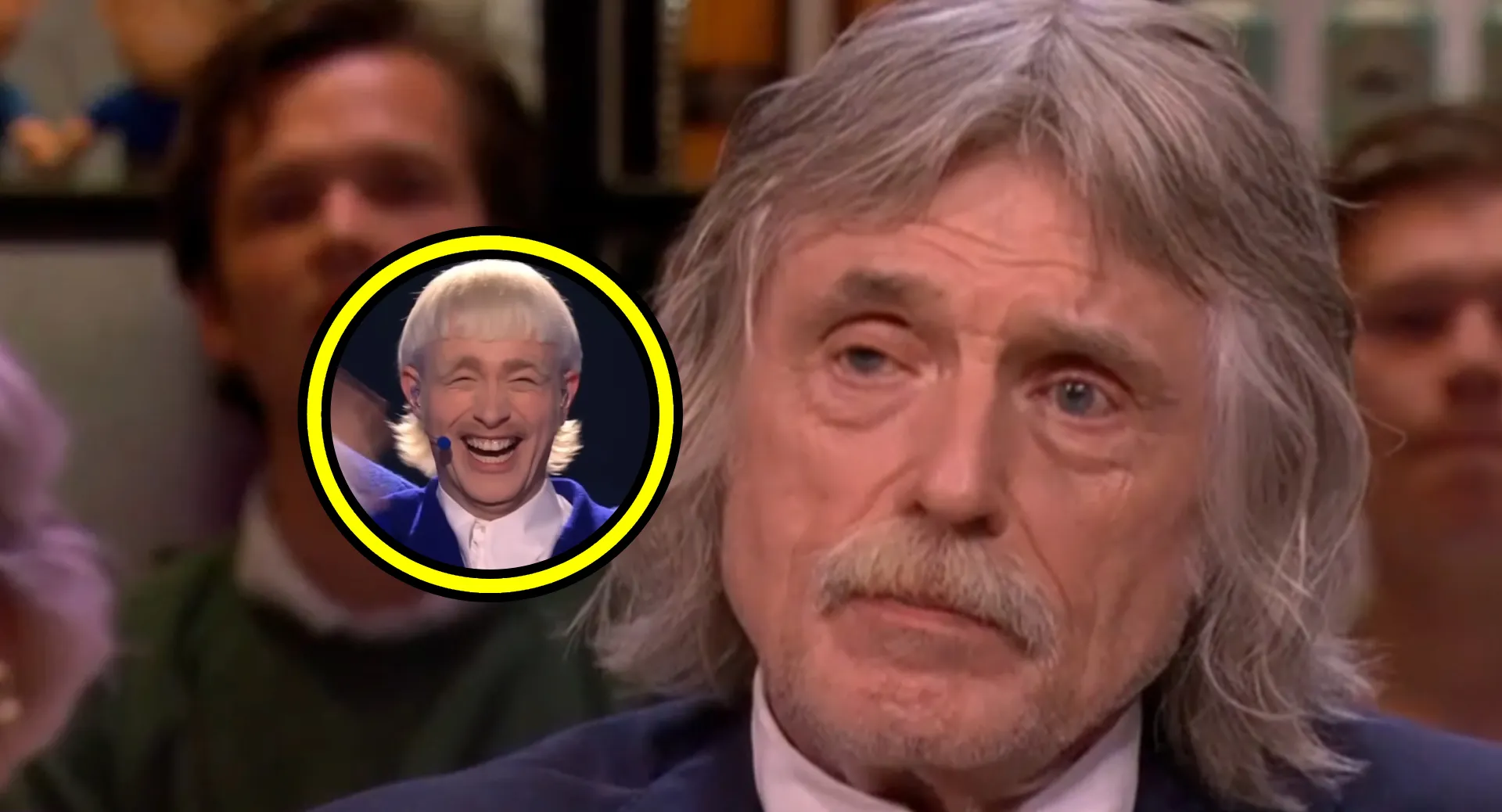 johan derksen kotst op songfestivaloptreden van joost klein weerzinwekkend