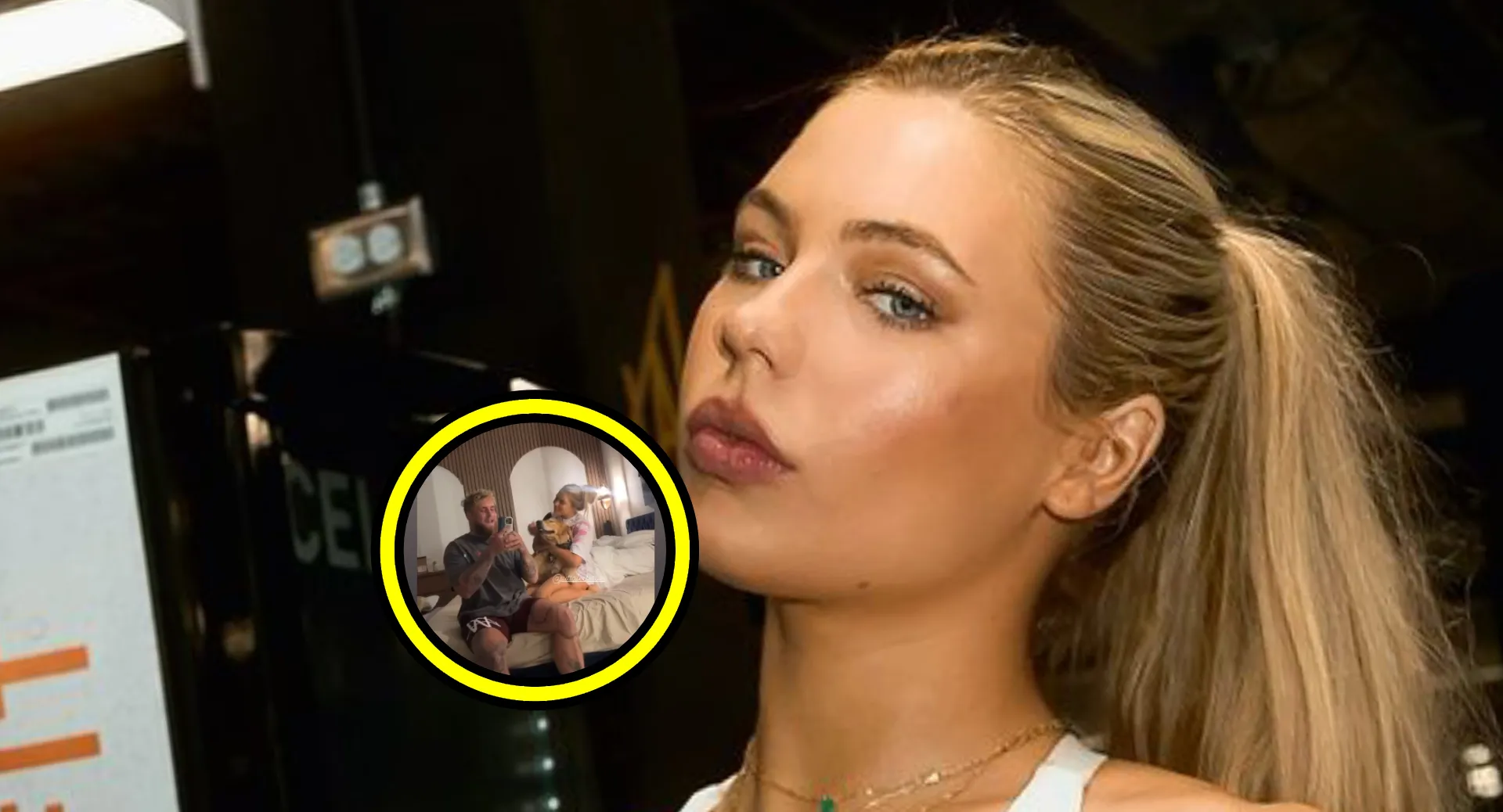 jutta leerdam belandt in bed met jake paul en harige vriend