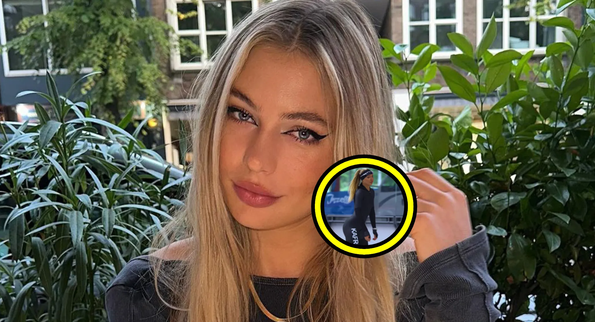 jutta leerdam laat niks aan de verbeelding over in zeer nauwsluitend pakje video