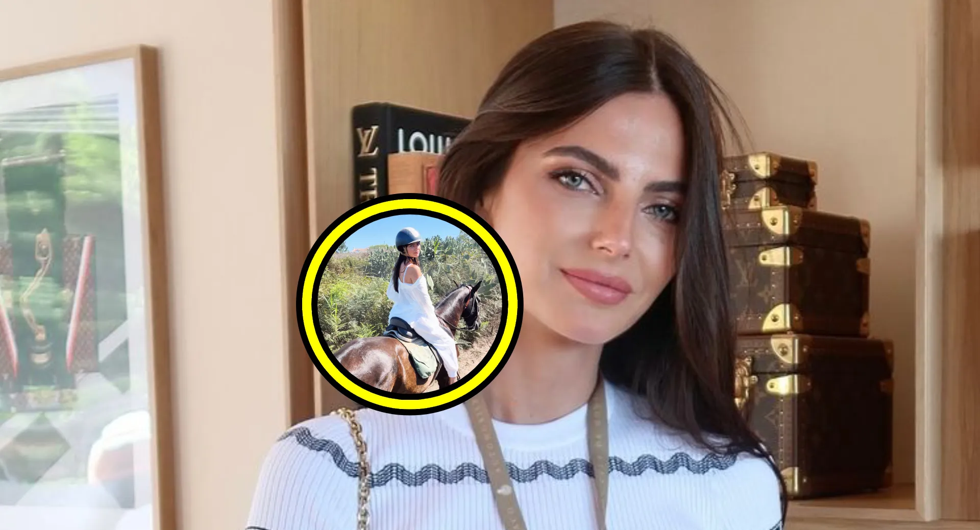 kelly piquet berijdt glimmende hengst zonder max verstappen in de buurt video