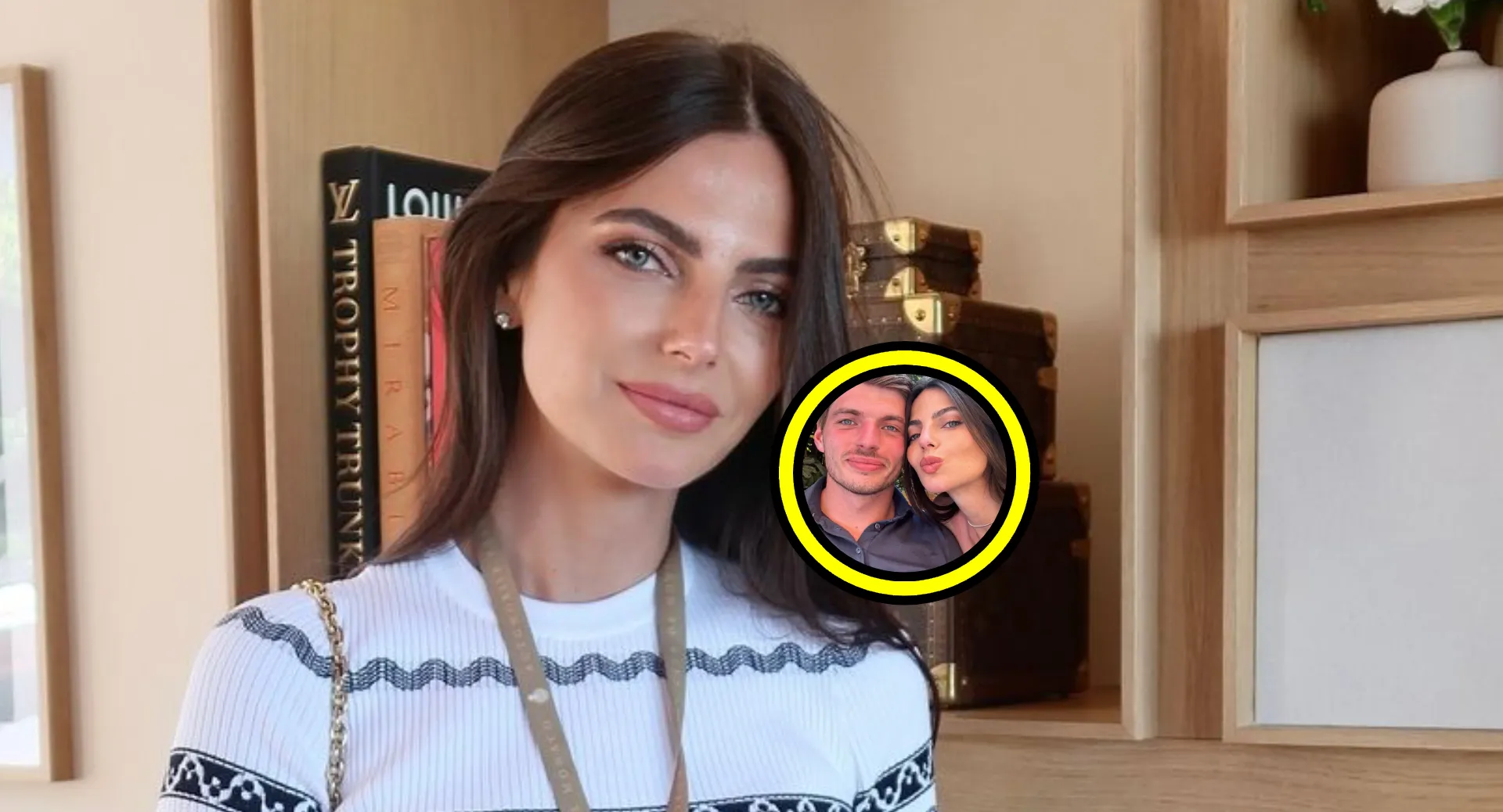 kelly piquet laat zien wat ze met haar lippen kan bij oververhitte max verstappen