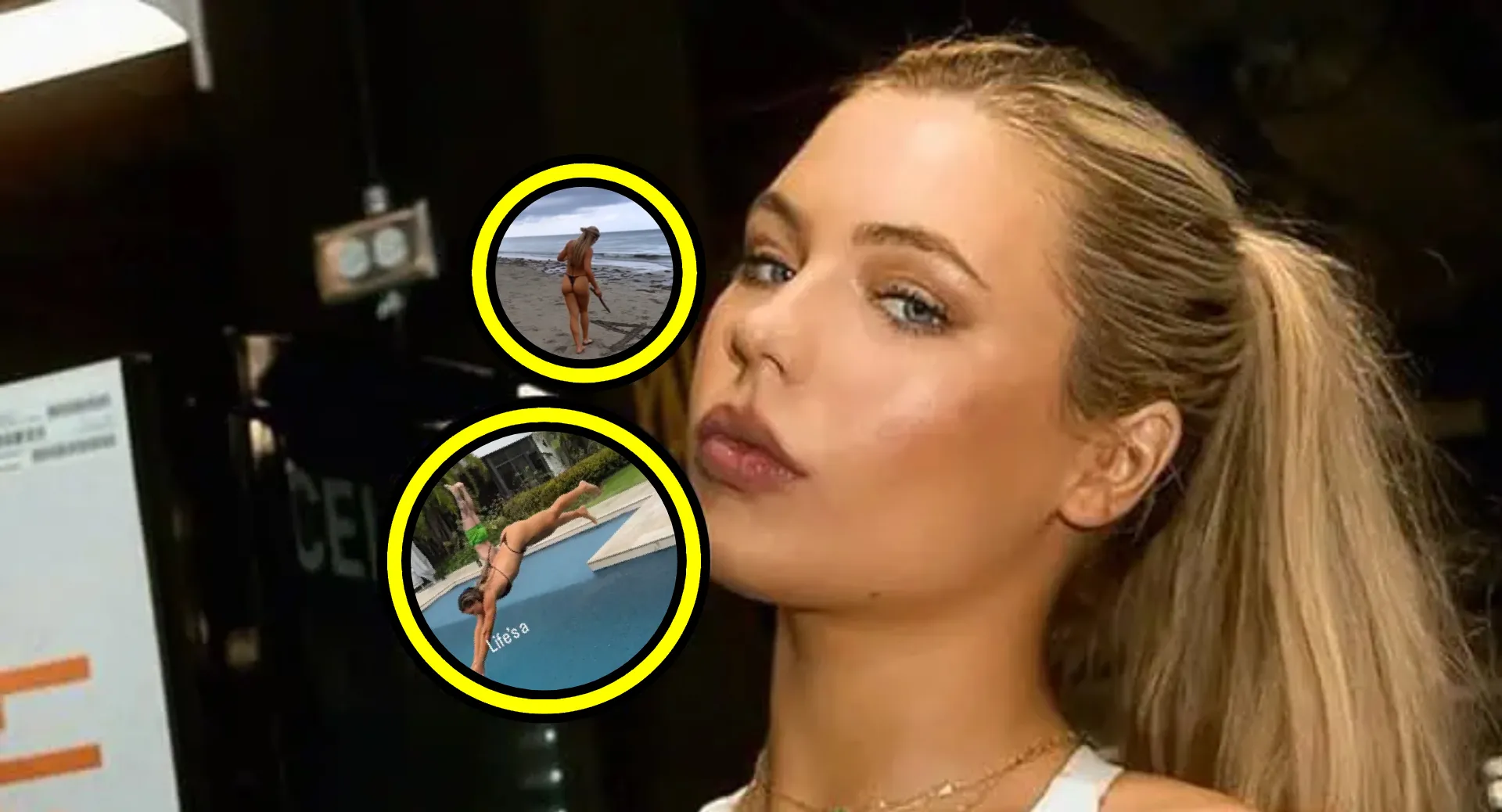 kletsnatte jutta leerdam laat zich filmen door jake paul in kleinste setje badkleding ooit