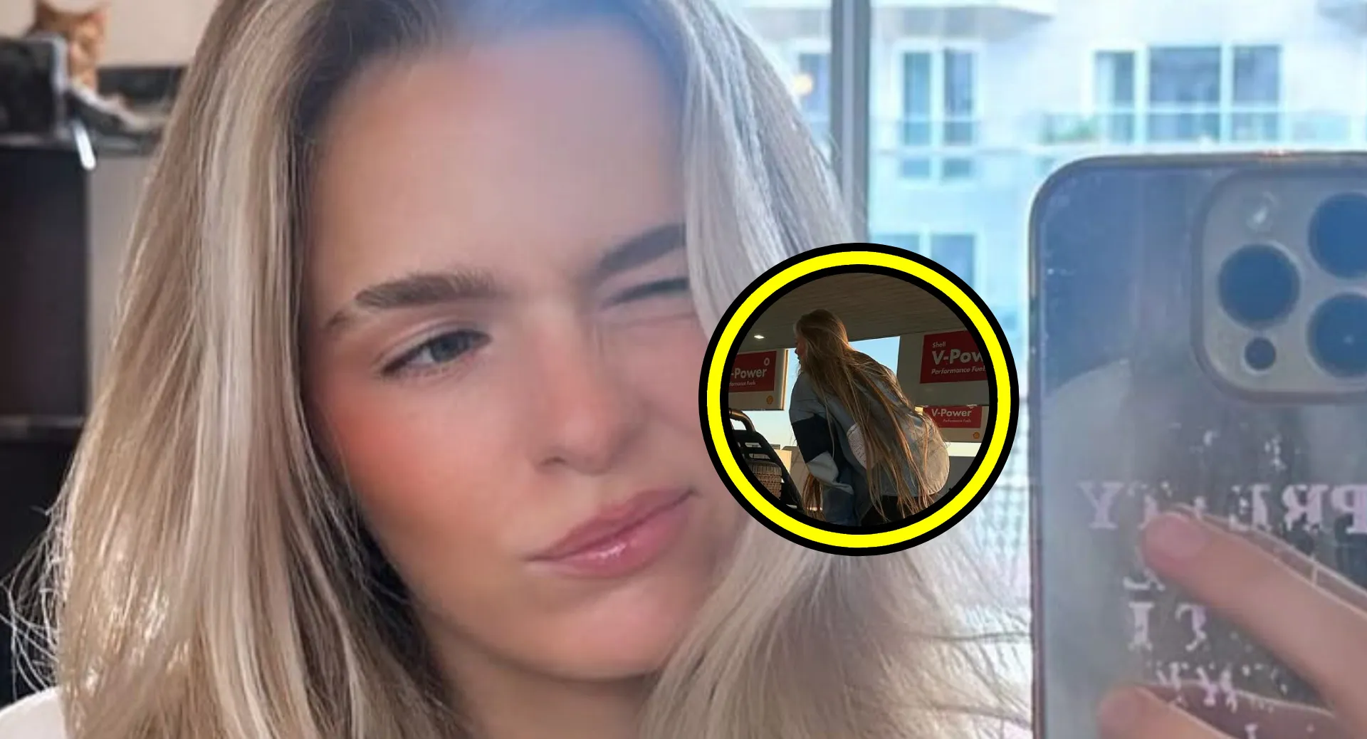 lies zhara pronkt in het openbaar met haar indrukwekkende achterbumper fotos
