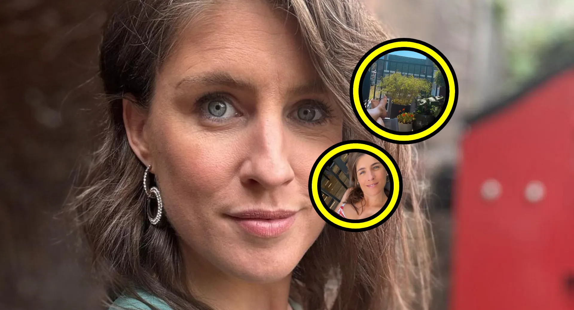 marieke elsinga trekt bijna alles uit op prive balkon midden in de stad