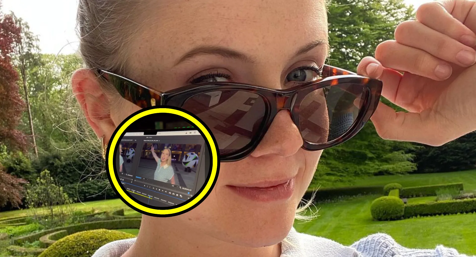 noa vahle steekt tong uit en doet vreemd dansje zodra de cameras uit staan video