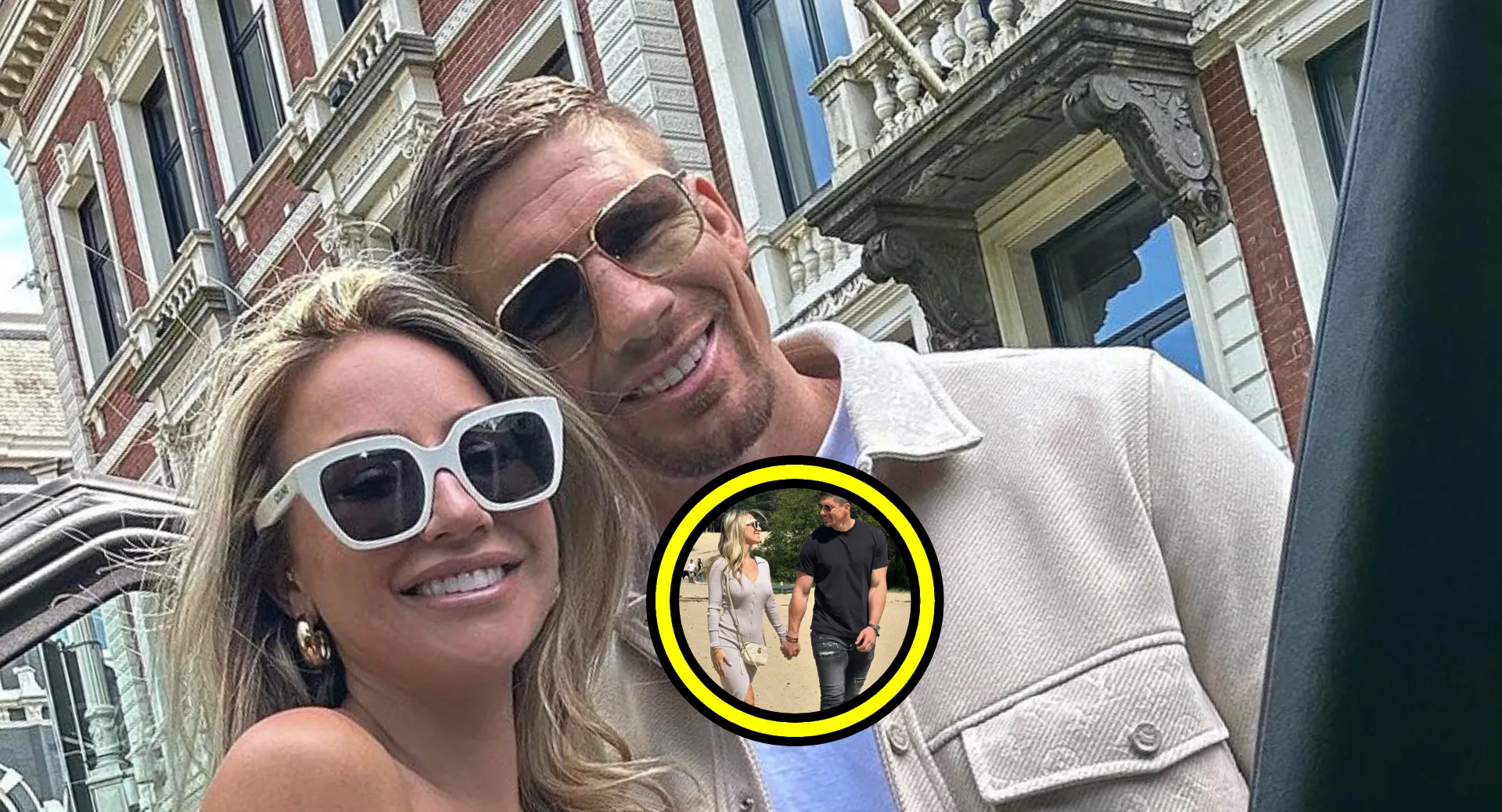 rico verhoeven sleurt vriendin naomy van been mee de natuur in en geniet er keihard van
