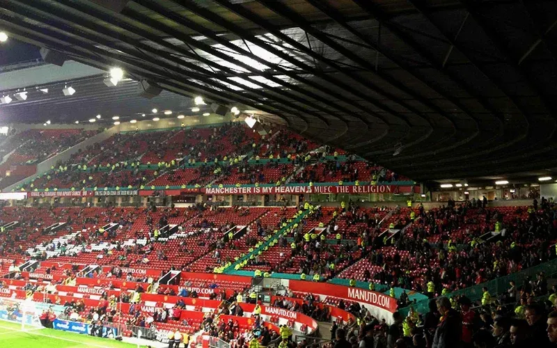 6b21d0fd half empty old trafford twitter pic 141223