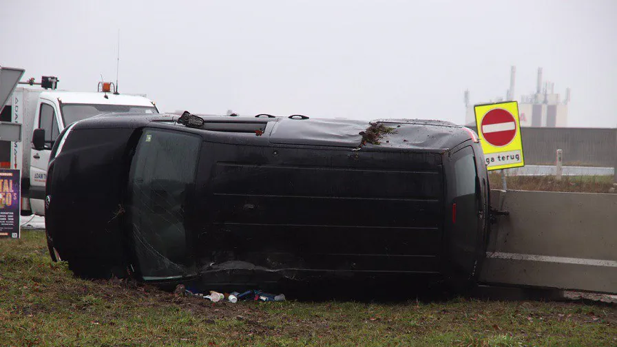 02 02 2019 eenzijdig ongeval a50 afrit eerde kopfoto