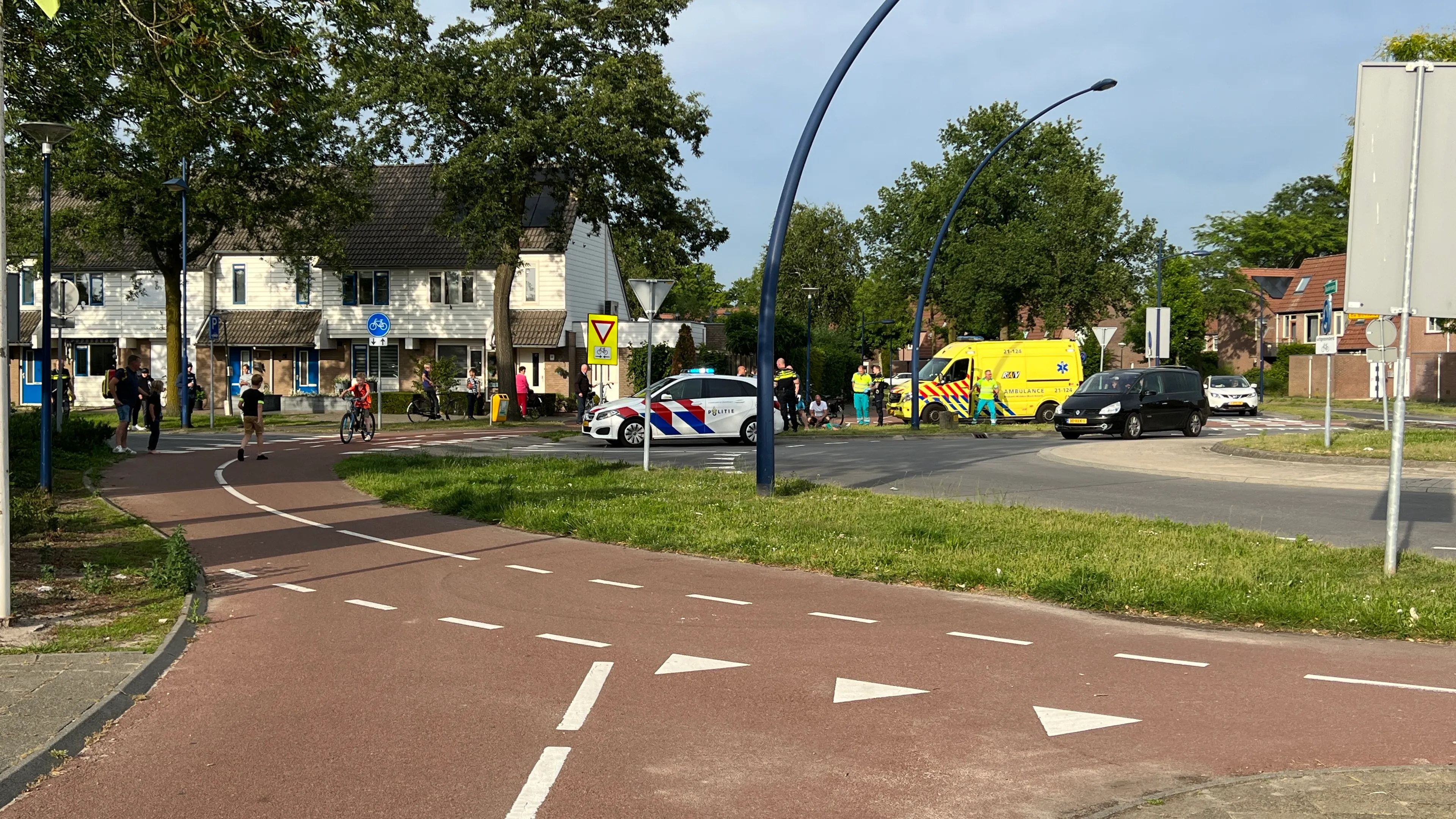16 06 2022 fietser met elkaar in botsing 01