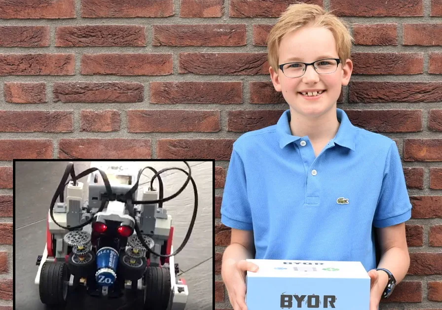 bierrobot wint robotwedstrijd