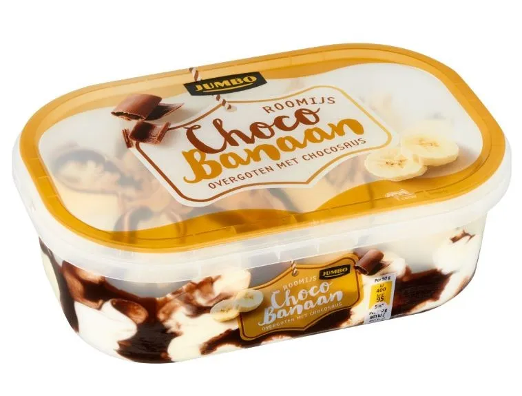 choco banaan ijs