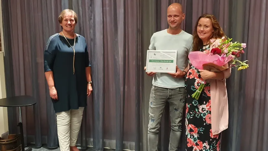 foto uitreiking startersprijs