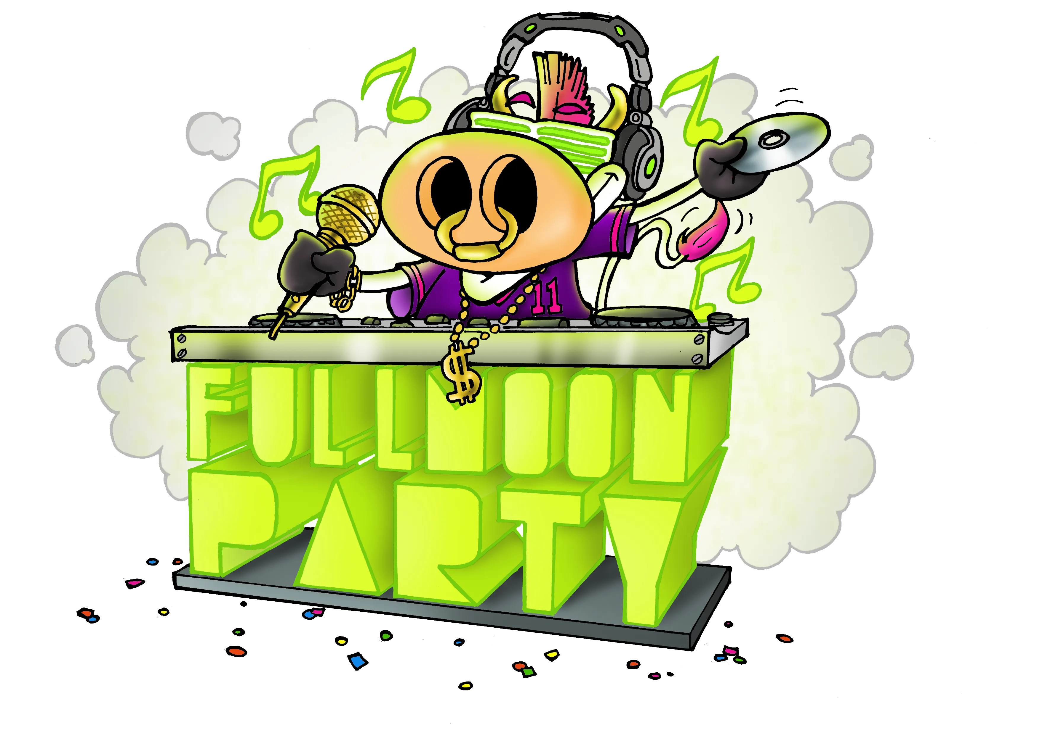 fullmoonpartylogo inkleur