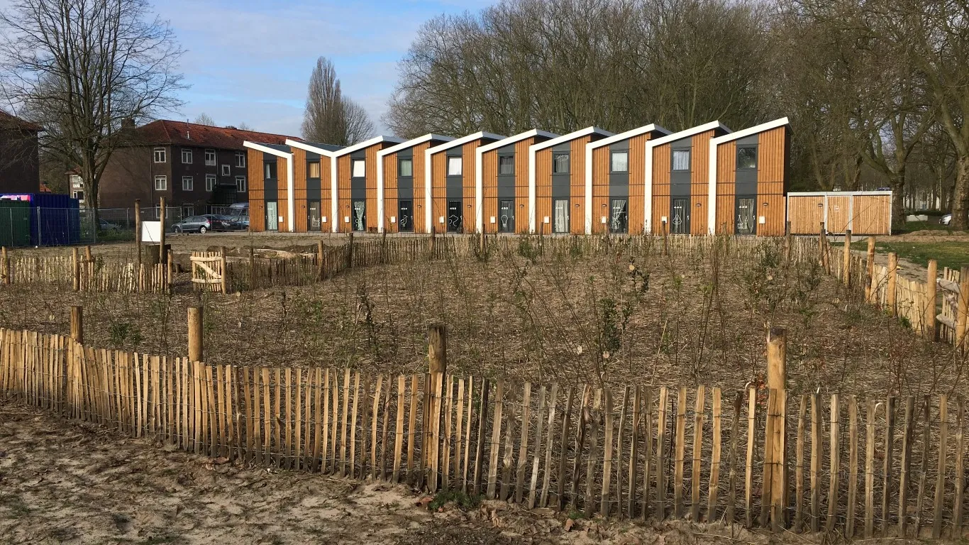 impressie verplaatsbare woningen
