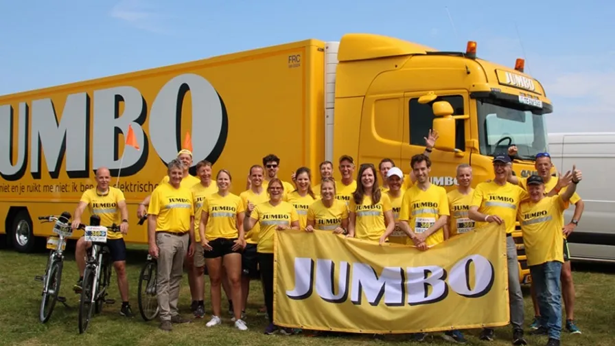 jumbo logistiek roparunteam