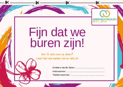 kaart ons welzijn fijn dat we buren zijn buurtbemiddeling meierijstad