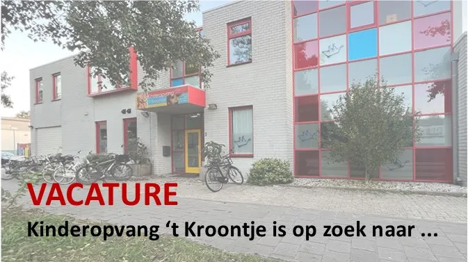 kinderopvang t kroontje vacature