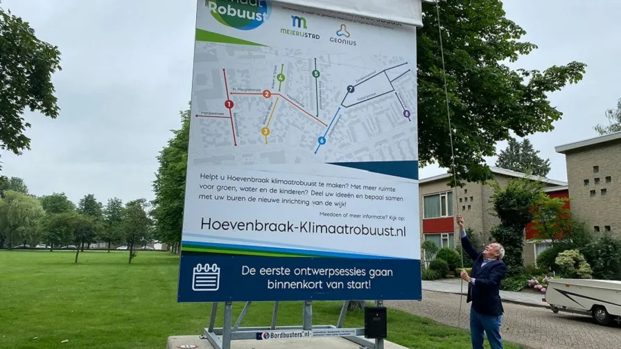 onthulling bouwbord hoevenbraak klimaatrobuust