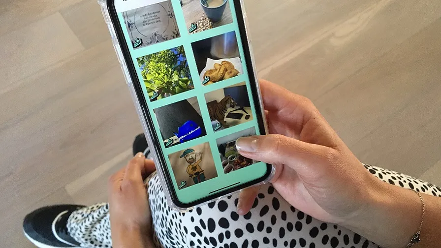 persfoto stay up en stay connected