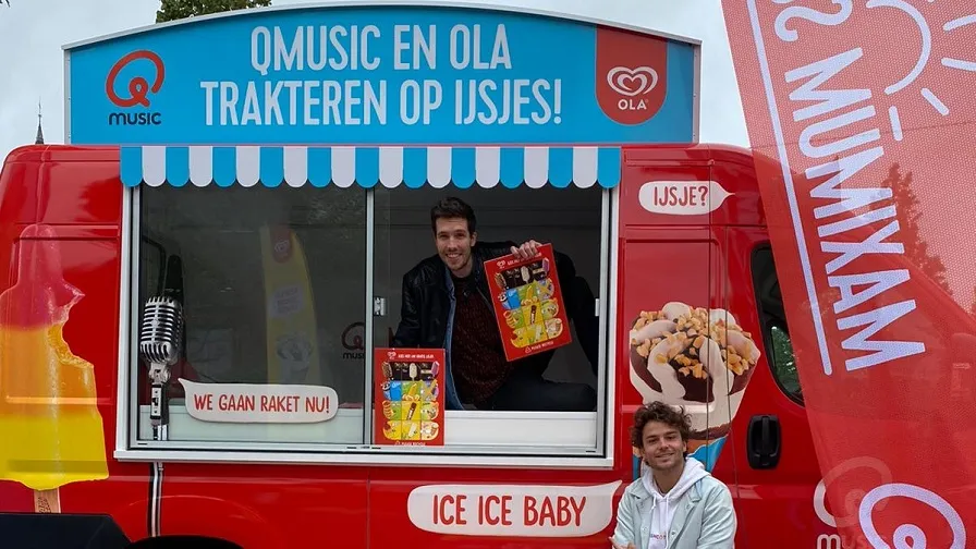 q ice cream truck bezoekt sligro 896x504