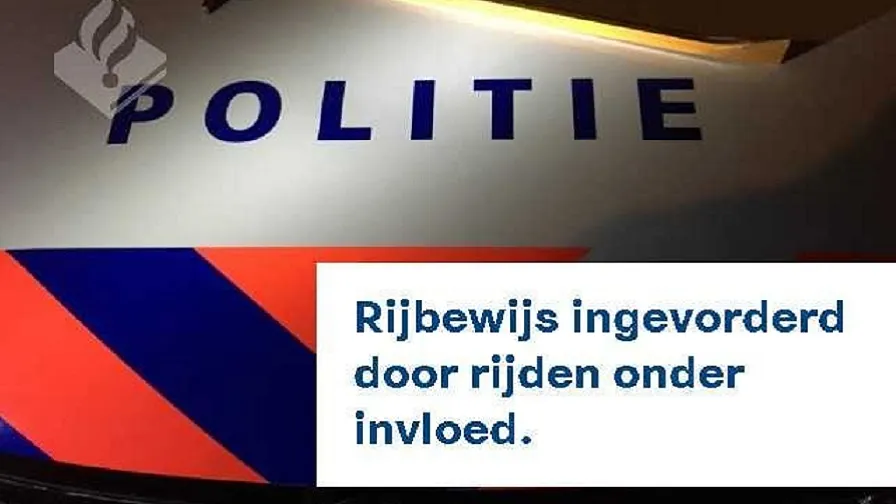 rijbewijs ingevorderd