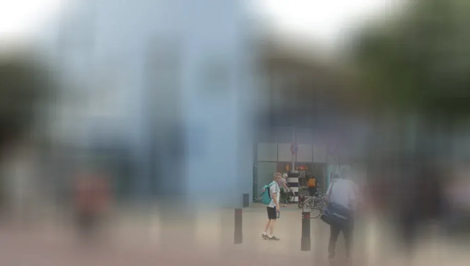slecht zien