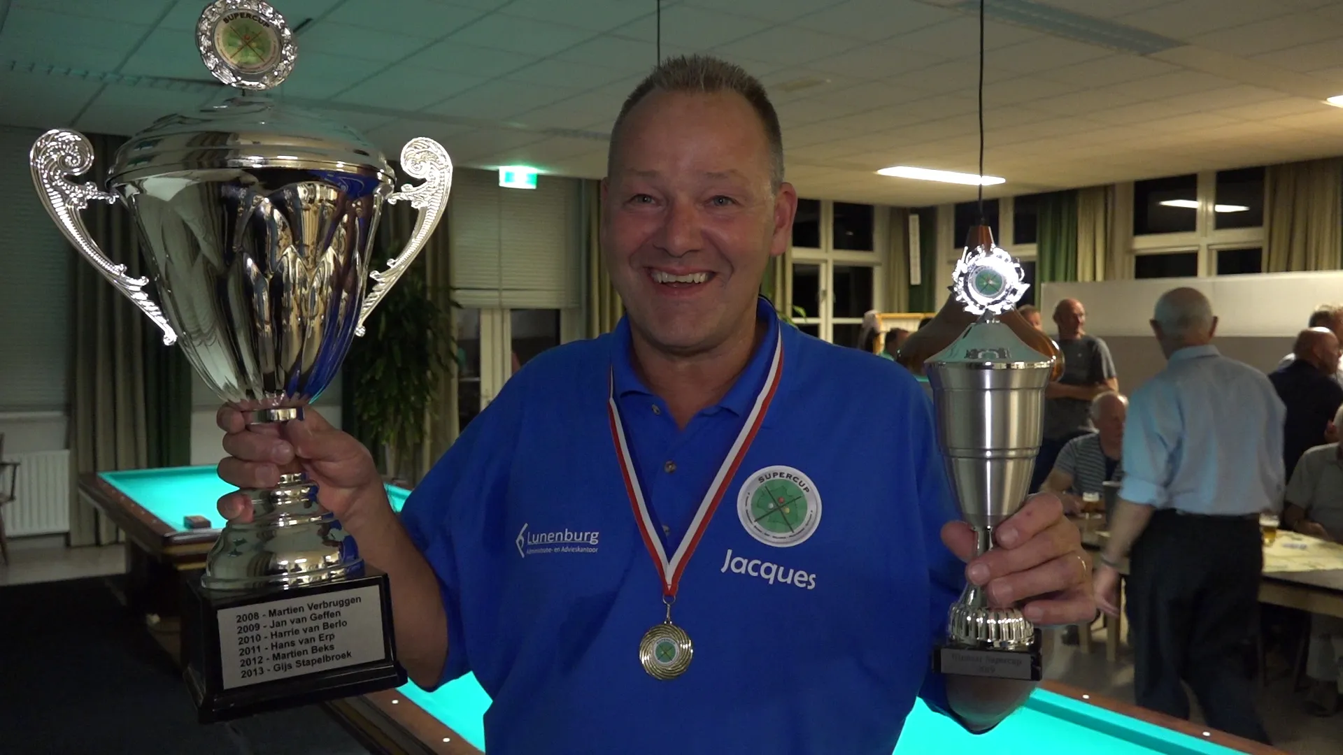 supercup biljarten jacques van der heijden