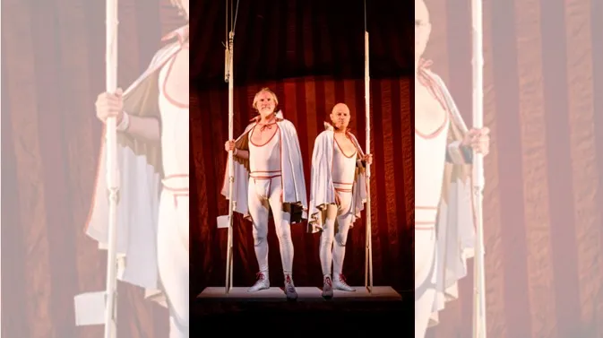 trapeze in theater de blauwe kei