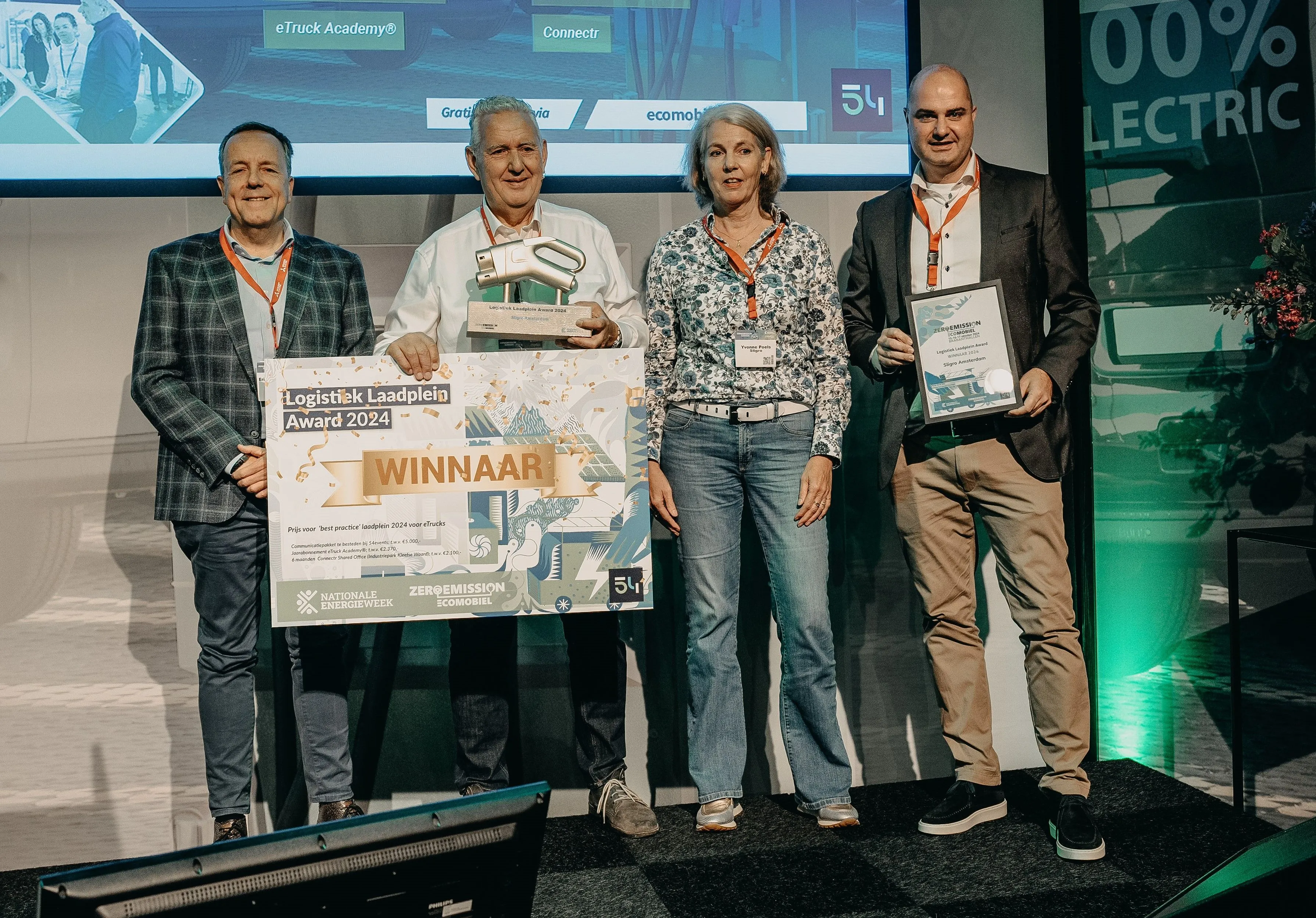 team sligro winnaar logistiek laadplein award 2024