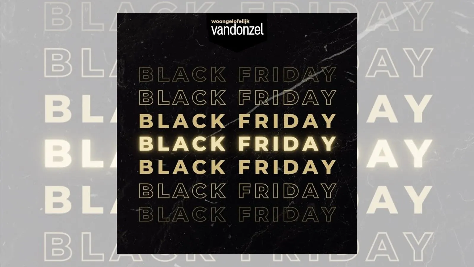 woongelofelijk van donzel black friday