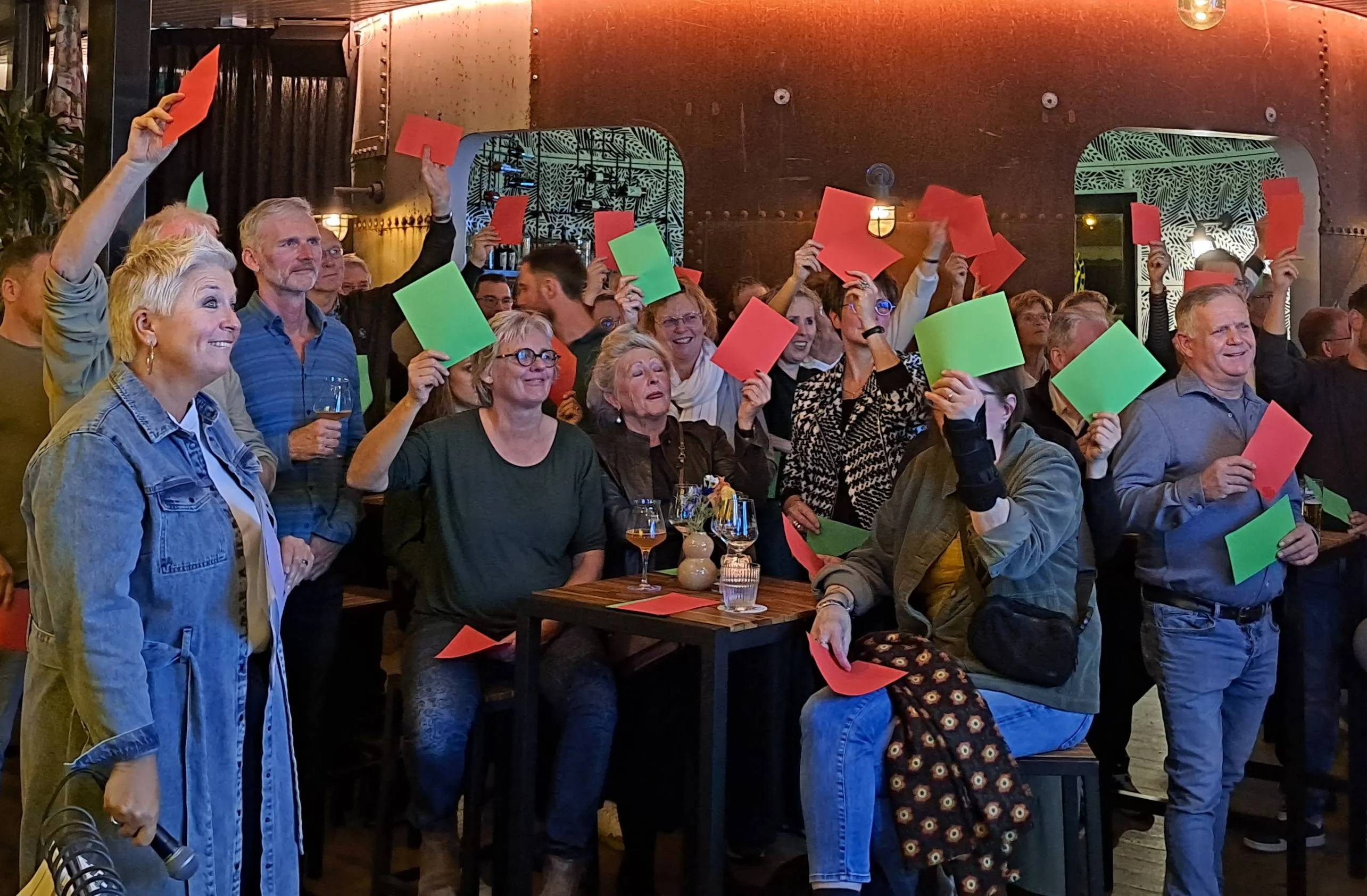 veel enthousiasme bij de publieksrondes