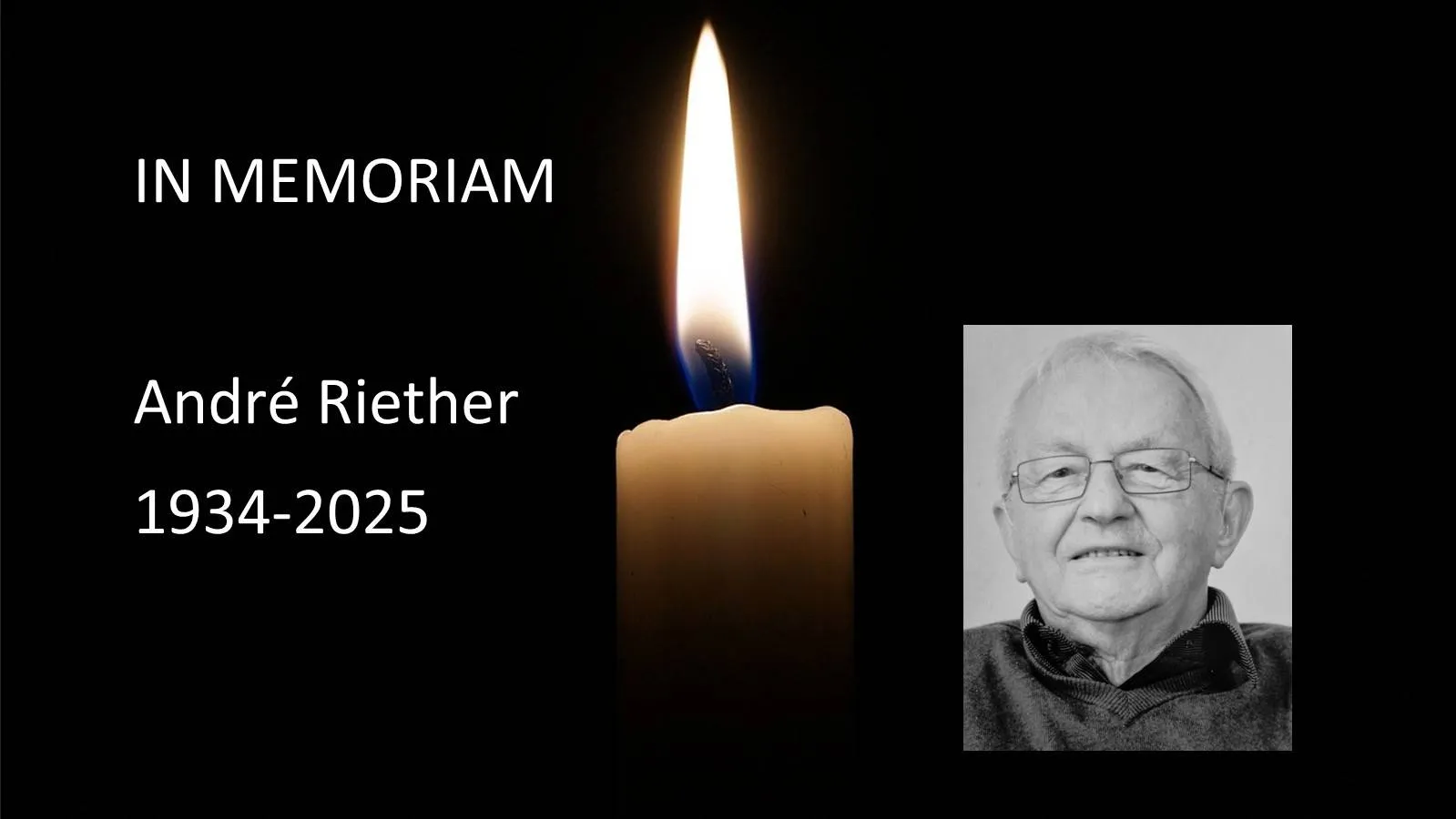 In Memoriam André Riether