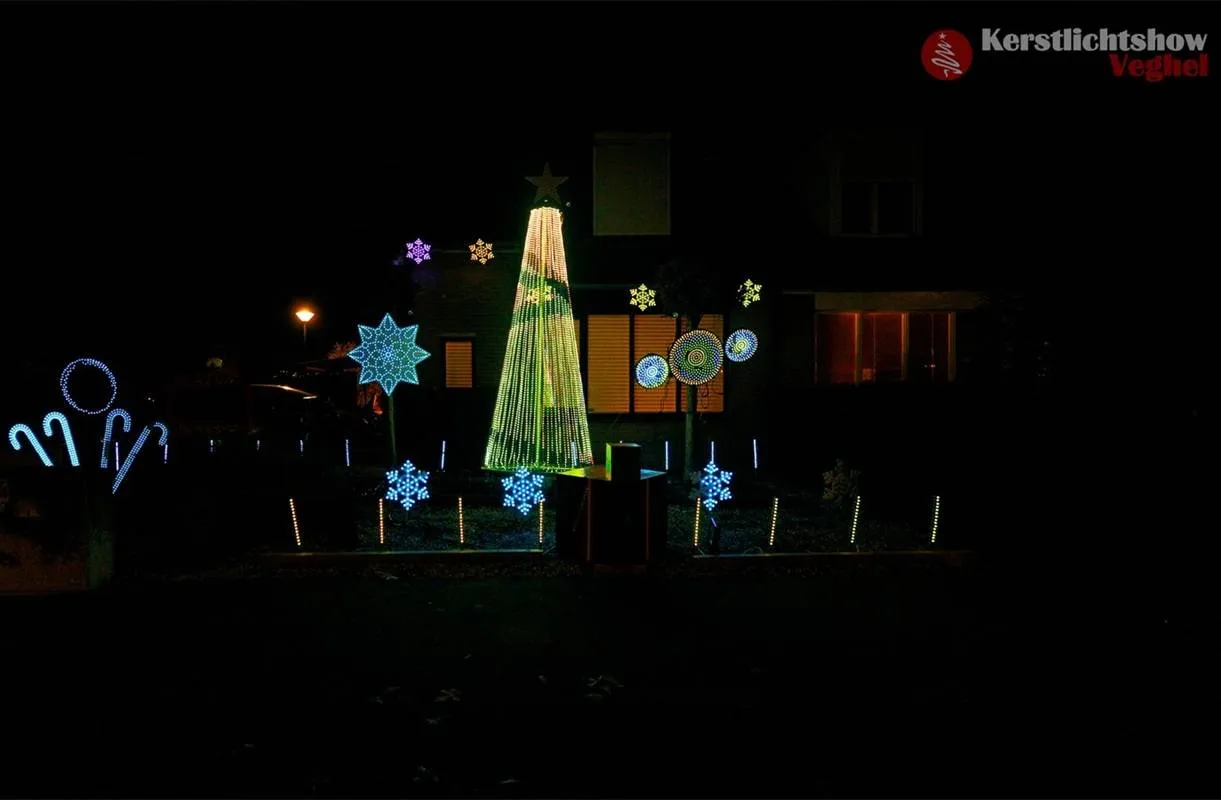 Kerstlichtshow Veghel
