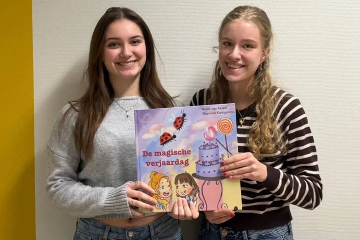Bente en Eleonora met prentenboek