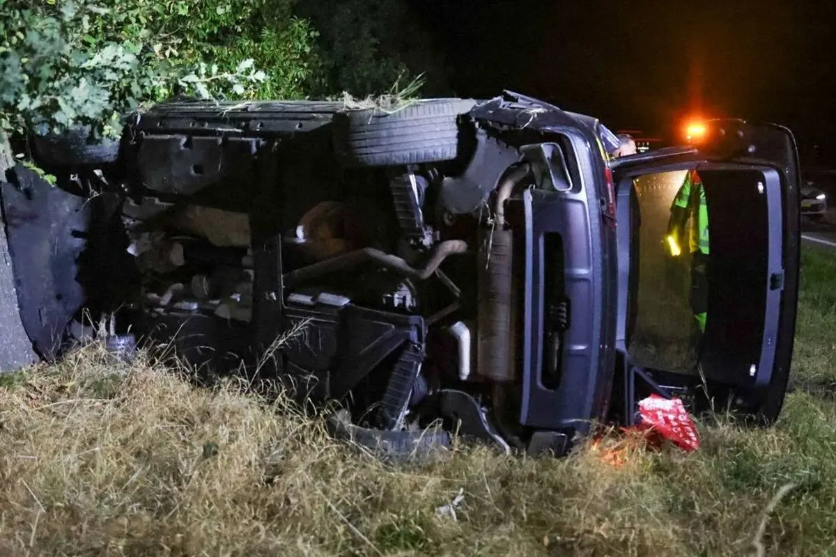 12-08-2026 Eenzijdig ongeval A50 Veghel 01