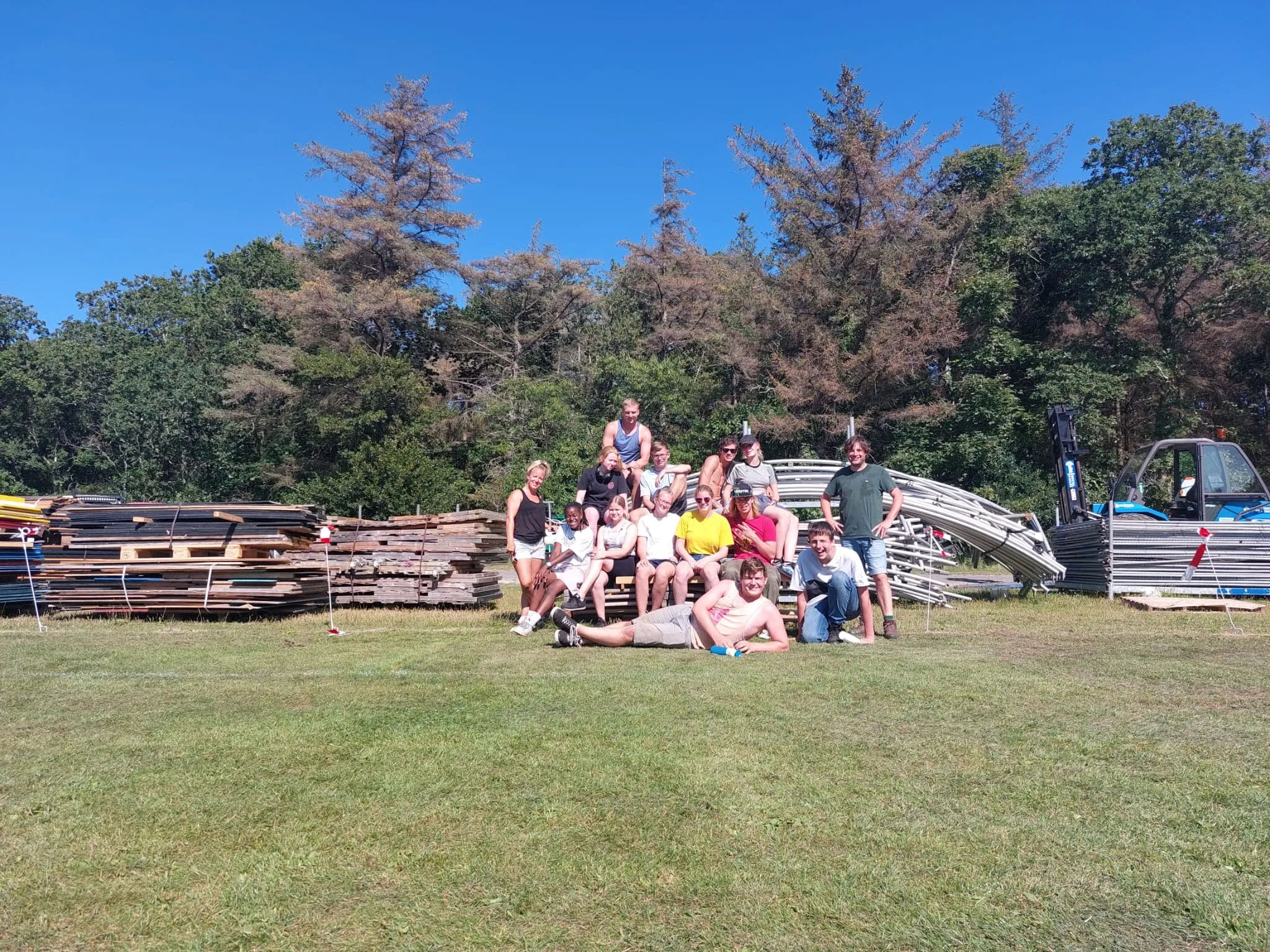 meppeler en enkhuizer jongeren op vlieland