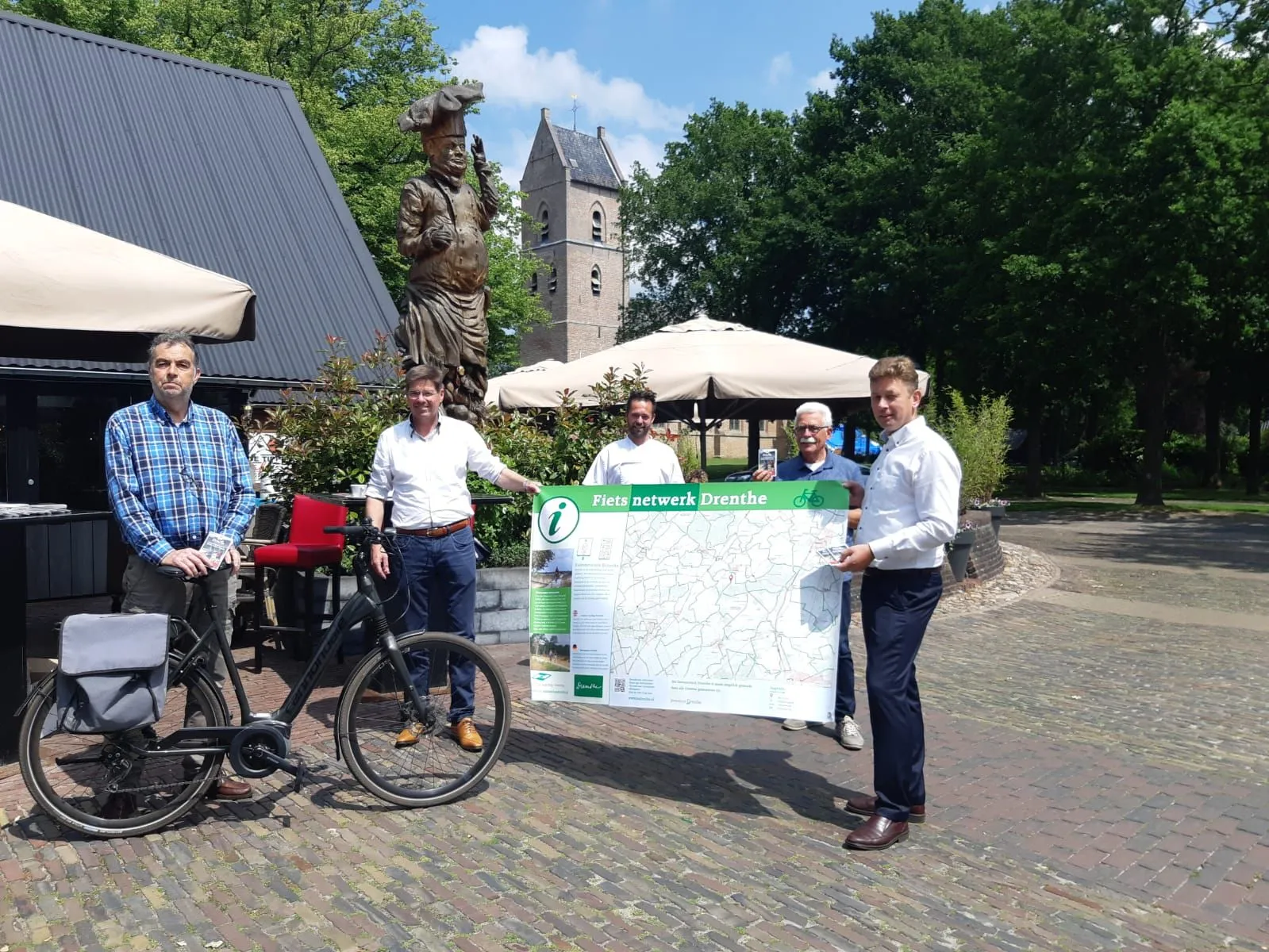 nieuwe fietsknooppuntenkaart in drenthe