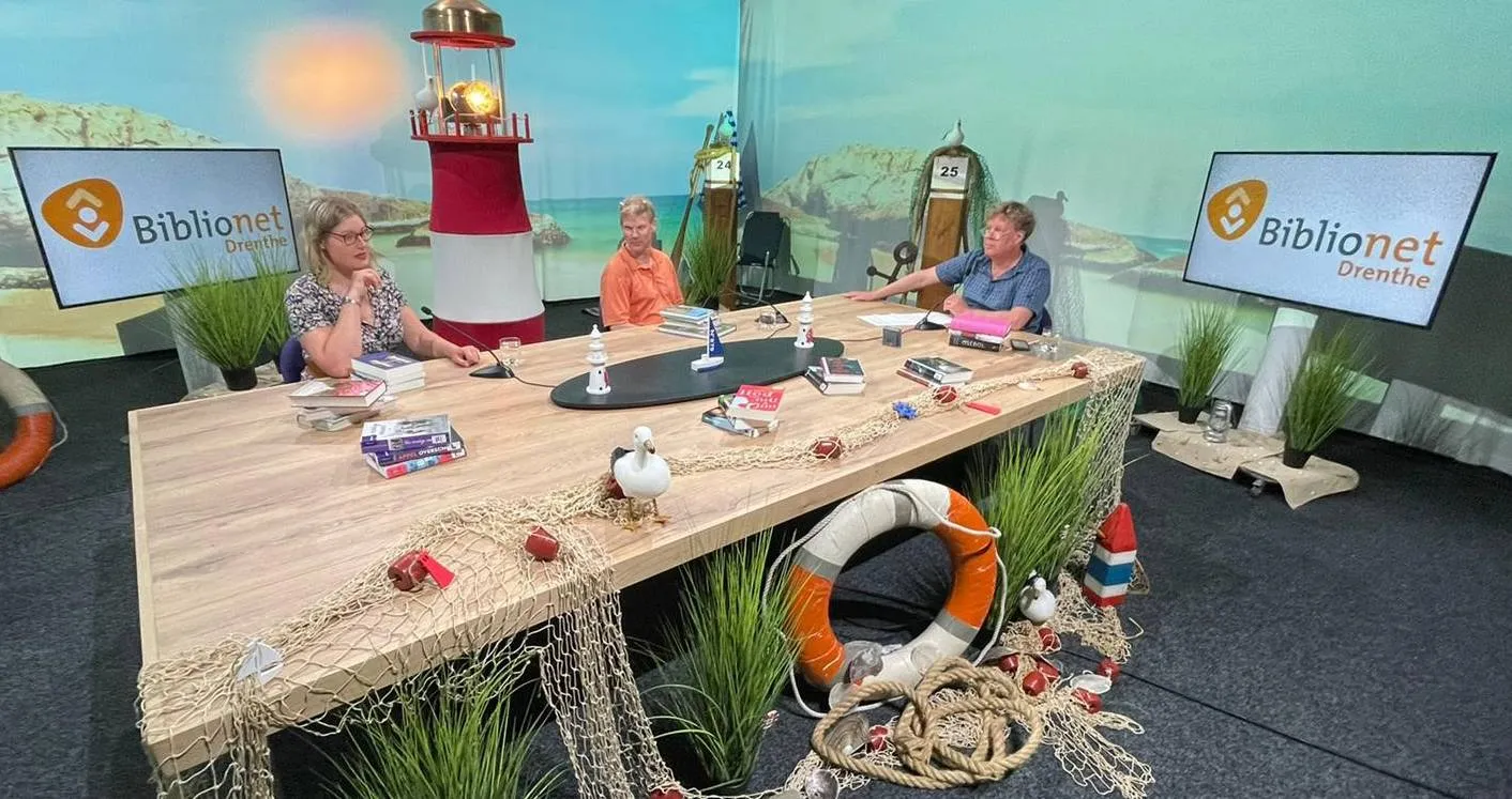 talkshow boeken in het zonnetje c biblionet drenthe