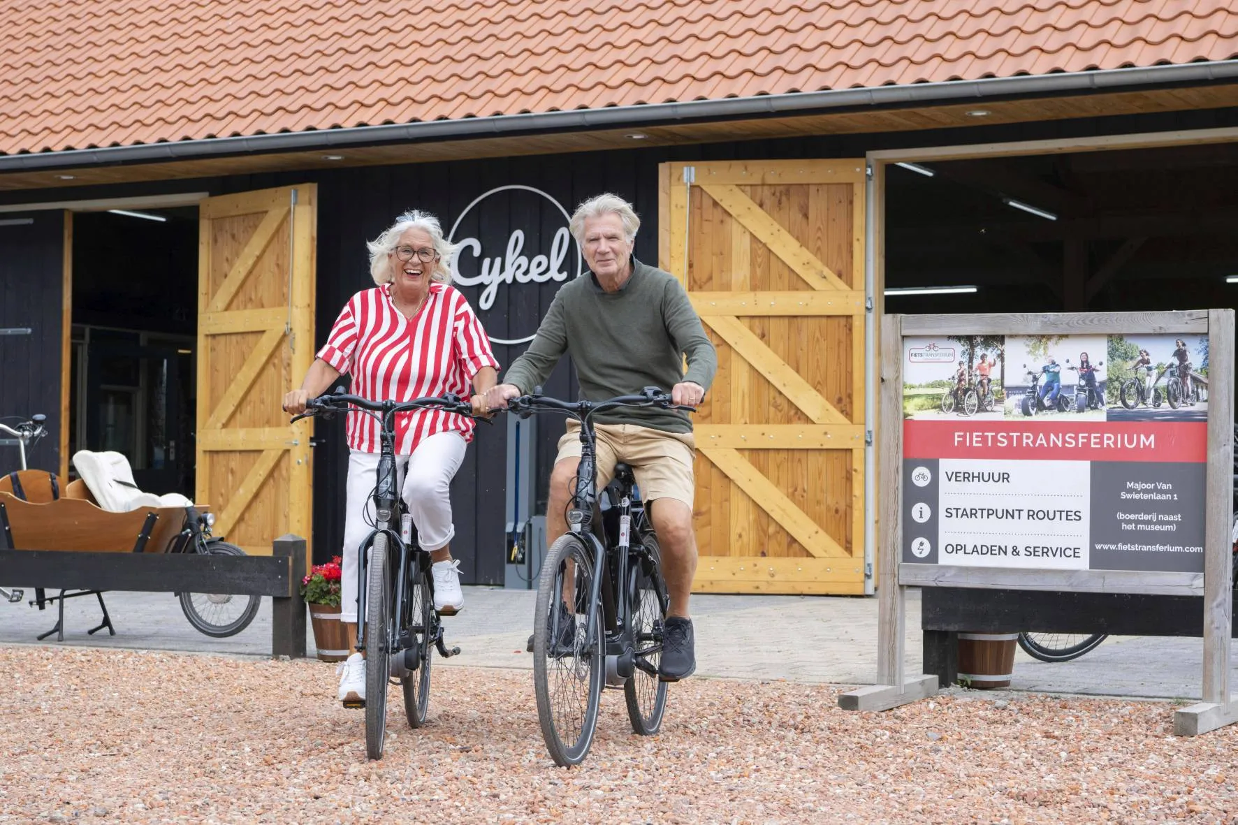 fietstransferum drenthe persfoto frederiksoord