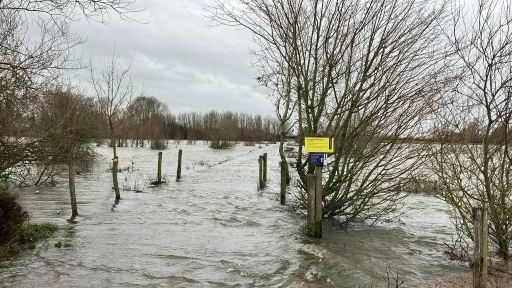 wdod hoog water vreugderijkerwaard zwolle