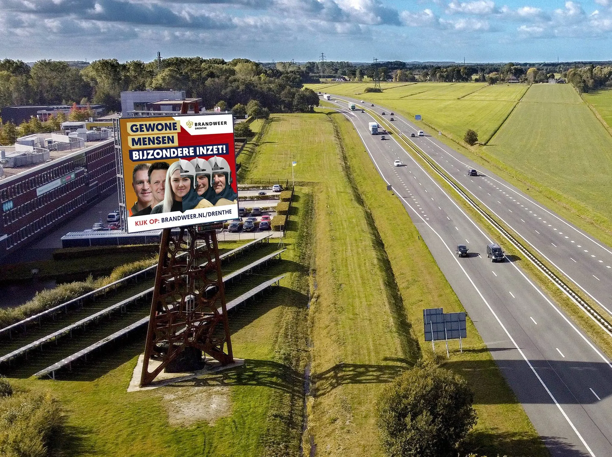 dr brandweer billboard assen gewoon