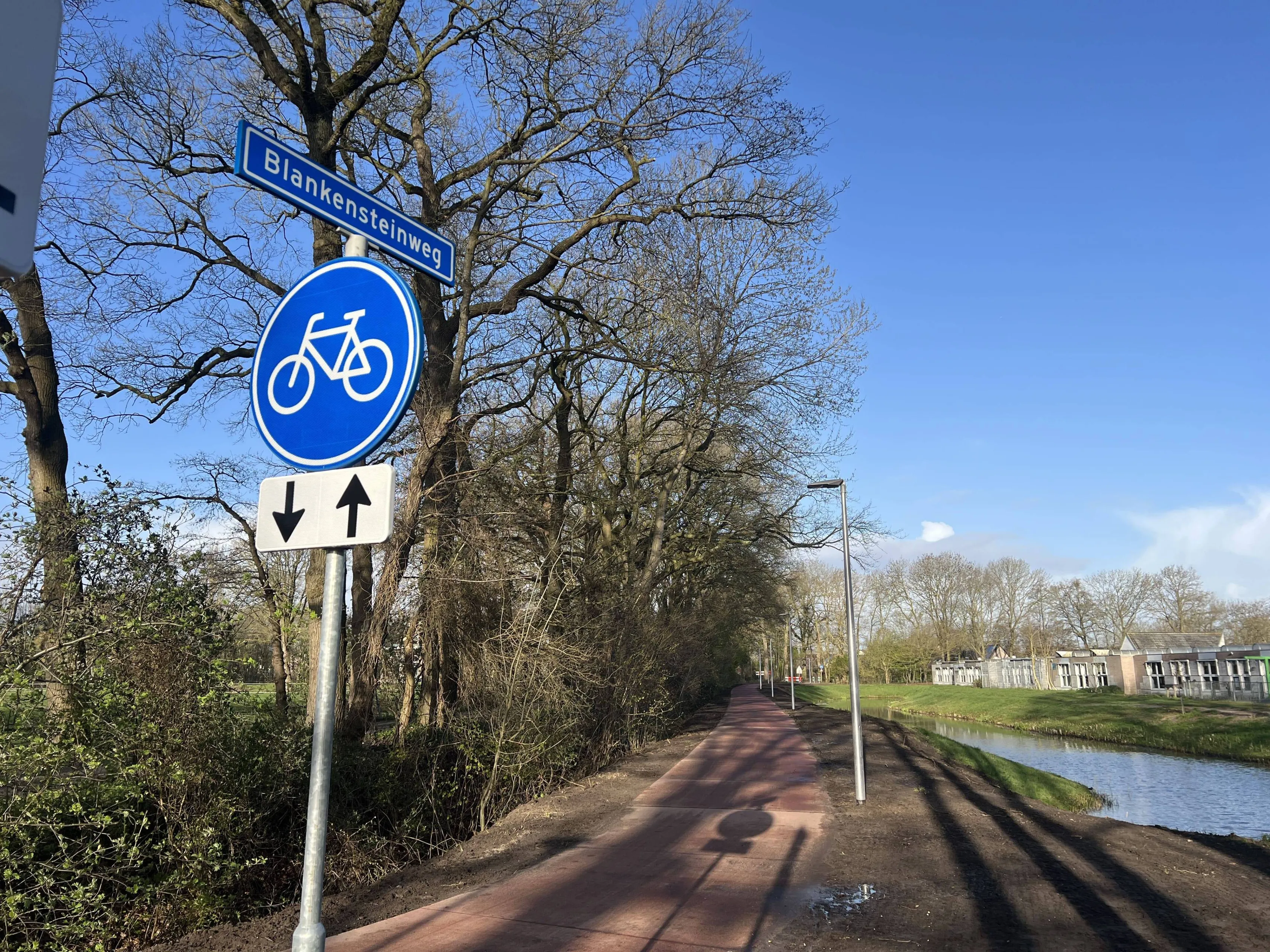 Meppel kruispunt fietspad Blankensteinweg