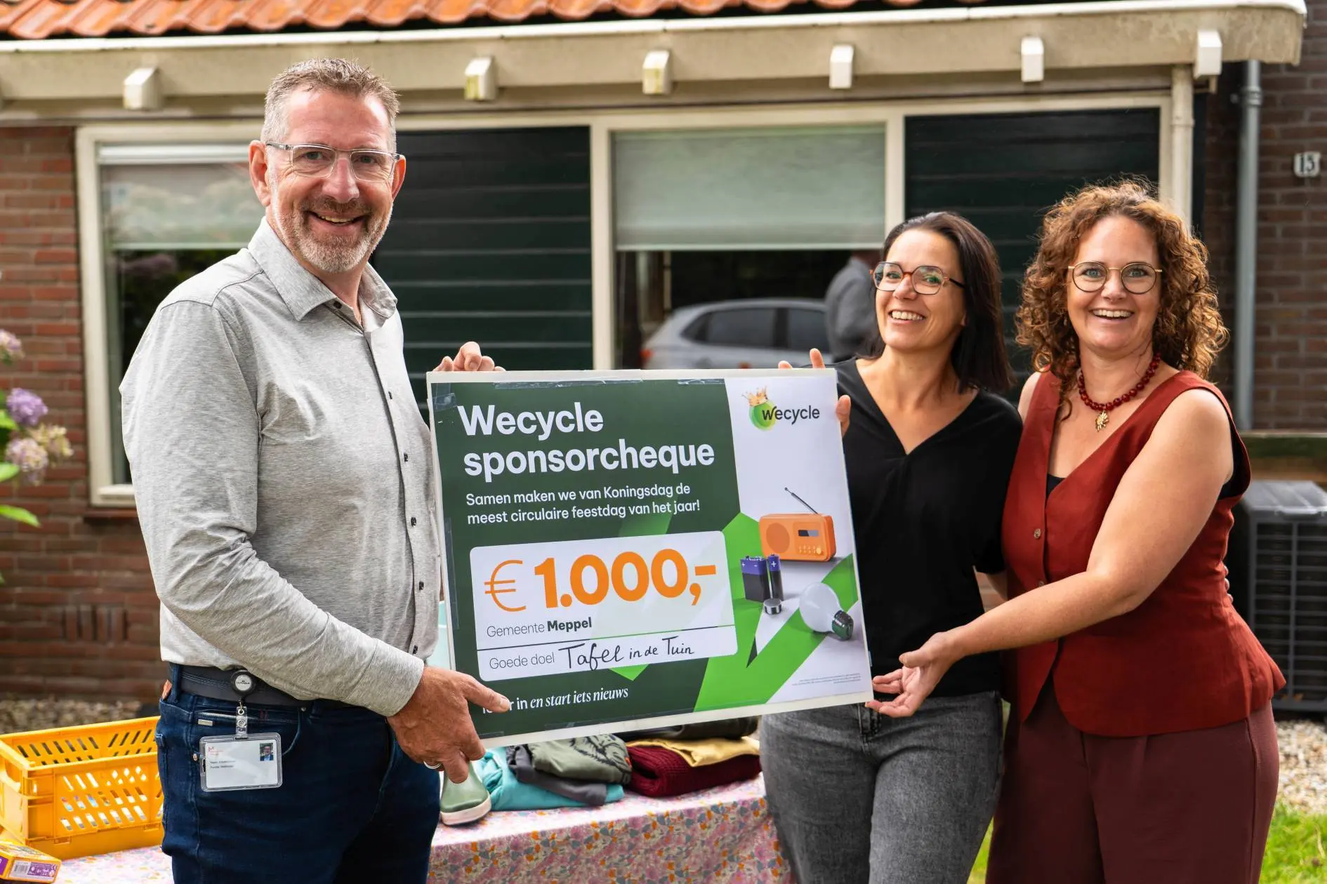 Meppel WeCycle cheque
