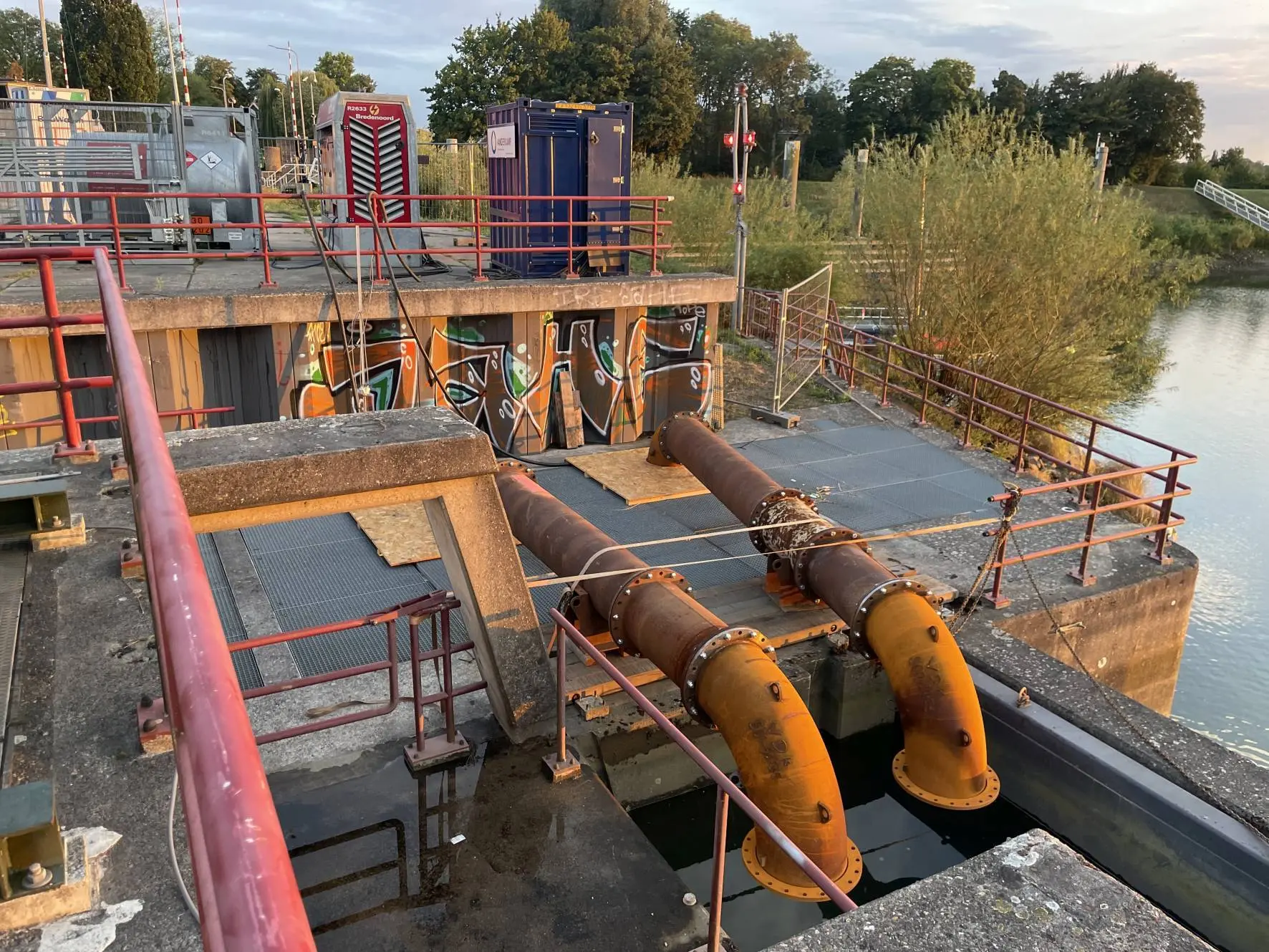 WDOD Tijdelijke pompinstallatie gemaal Ankersmit Deventer