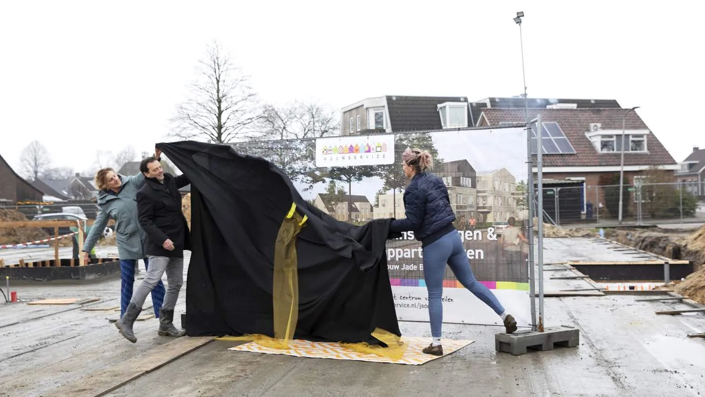 onhulling bouwdoek nieuwbouw beilen