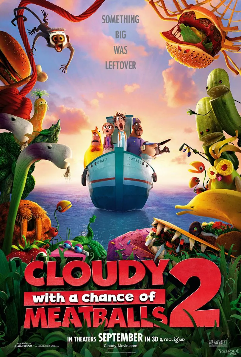 cloudy with a chance of meatballs 2 poster