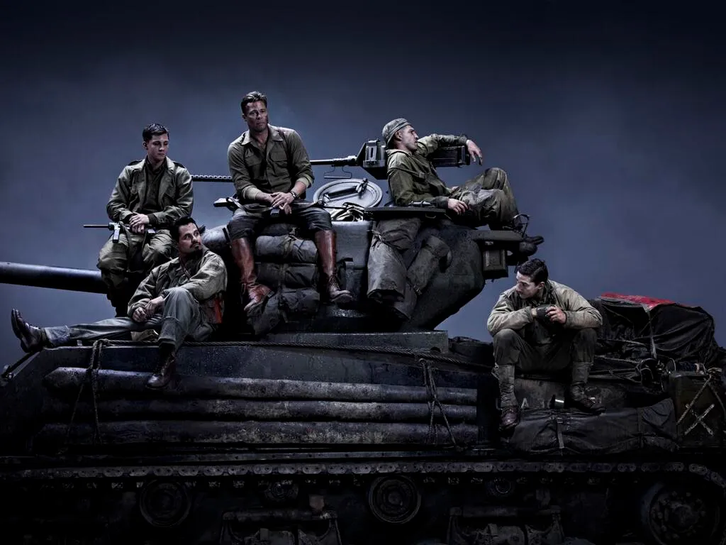 fury brad pitt shia labeouf logan lerman michael pena jon bernthal