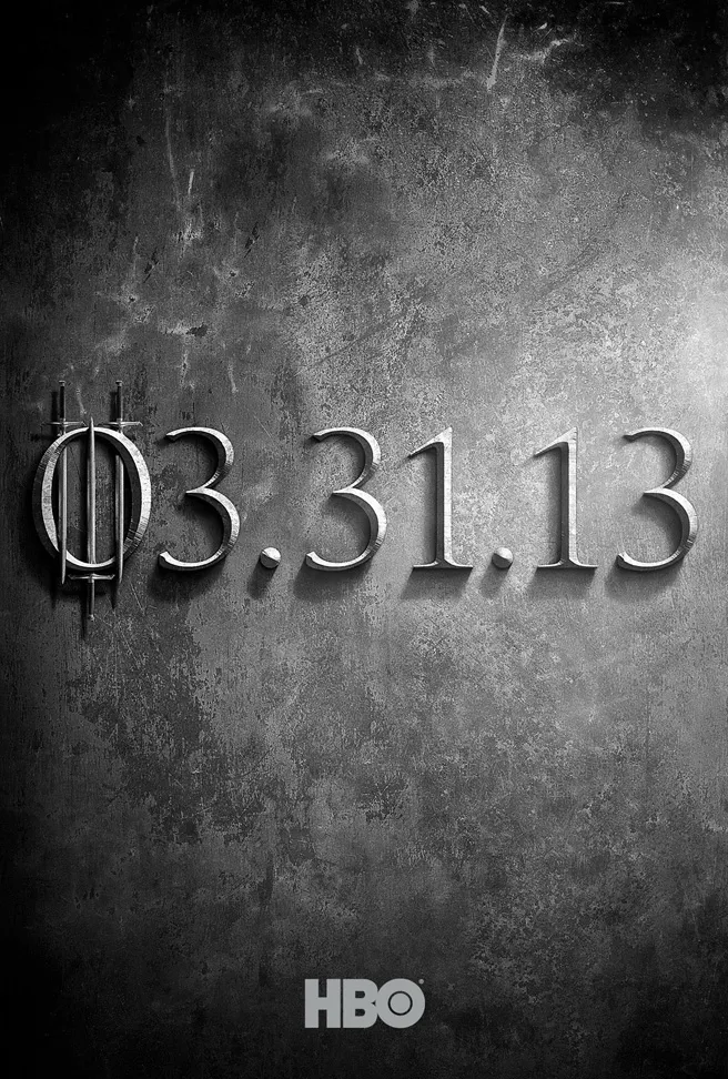 game of thrones season 3 teaser poster